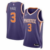 Chris Paul #3 Phoenix Suns 2022-23 Purple Jerseys - Icon Edition Men's