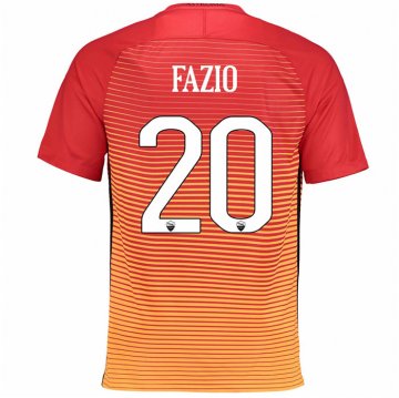 2016-17 Roma Third Football Jersey Shirts Fazio #20