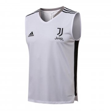 Juventus 2021-22 Light White Soccer Singlet Jerseys Men's