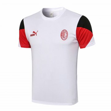 AC Milan 2021-22 White Soccer Training Jerseys Men's [20210815053]