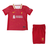 Liverpool 2024-25 Home Soccer Jerseys + Short Kid's