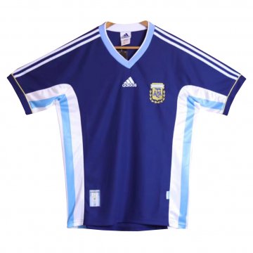 Argentina 1998 Retro Away Soccer Jerseys Men's