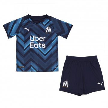 Olympique Marseille 2021-22 Away Kid's Soccer Jerseys + Short