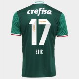 2016-17 Palmeiras Home Green Football Jersey Shirts Erik #17