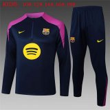 Barcelona 2025-26 Royal Soccer Training Suit Kid's