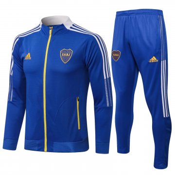 Boca Juniors 2021-22 Blue Soccer Training Suit Jacket + Pants Men's