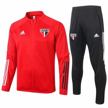 2020-21 Sao Paulo FC Red Men's Football Training Suit(Jacket + Pants)