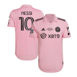 #Player Version MESSI #10 Inter Miami CF Home Leagues Cup Final Soccer Jerseys Men's 2023/24