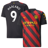#Haaland #9 Manchester City 2022-23 Away Soccer Jerseys Men's
