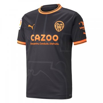 Valencia 2022-23 Away Soccer Jerseys Men's