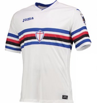 2017-18 Sampdoria Away White Footbal Shirt