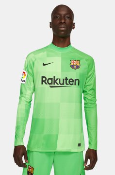 Barcelona 2021-22 Away Goalkeeper Long Sleeve Men's Soccer Jerseys