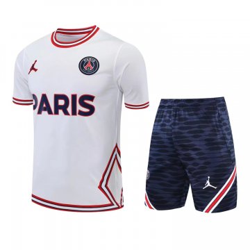 PSG x Jordan White Soccer Jerseys + Short Men's 2022-23