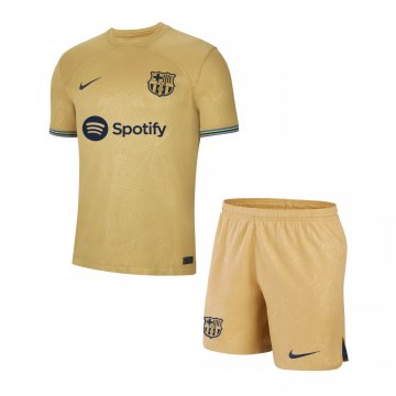 Barcelona 2022-23 Away Soccer Jerseys + Short Kid's