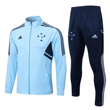 Cruzeiro 2022-23 Light Blue Soccer Jacket + Pants Men's