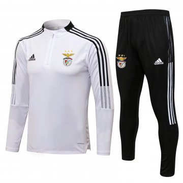 Benfica 2021-22 White Soccer Traning Suit Men's