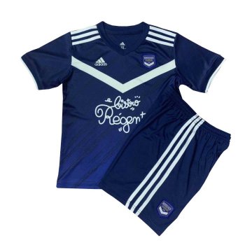 2020-21 Girondins Bordeaux Home Kids Football Kit(Shirt+Shorts)