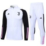 Juventus 2023-24 White Soccer Jacket + Pants Men's