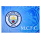 Blue Manchester City Team Soccer Flag