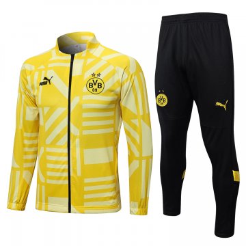Borussia Dortmund 2022-23 Yellow - White Soccer Jacket + Pants Men's