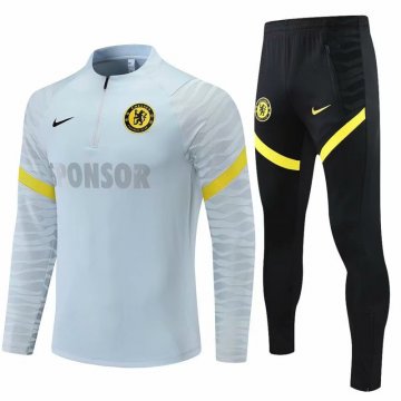 2021-22 Chelsea Grey Football Training Suit Men's