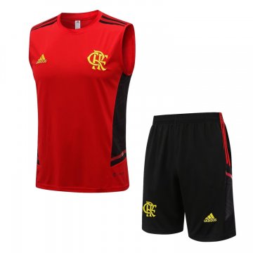 Flamengo 2022-23 Red Soccer Singlet + Short Men's