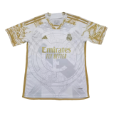 Real Madrid 2023-24 Chinese Dragon White Soccer Jerseys Men's