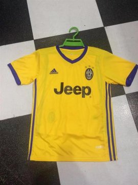 2017-18 Juventus Yellow Football Jersey Shirts