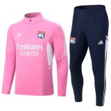 Olympique Lyonnais 2022-23 Pink Soccer Training Suit Men's