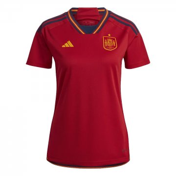 Spain 2022 Home Soccer Jerseys Women's