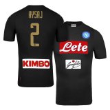2016-17 Napoli Third Black Football Jersey Shirts #2 Elseid Hysaj