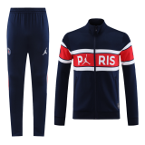 PSG 2023-24 Navy&Red Soccer Jacket + Pants Men's
