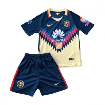2017-18 Club America Home Kids Football Jersey Shirts Kit(Shirt+Short)