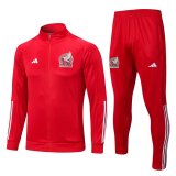Mexico 2023 Red Soccer Jacket + Pants Men's