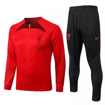 Liverpool Red Soccer Jacket + Pants Men's 2022-23