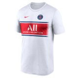PSG 2021-22 White Soccer T-Shirt Men's