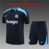 Chelsea 2024-25 Royal Soccer Jerseys + Short Kid's