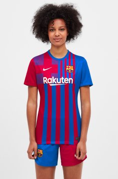 Barcelona 2021-22 Home Women's Soccer Jerseys
