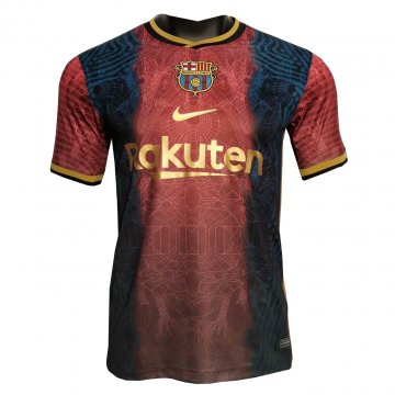 2021-22 Barcelona Red-Deep Blue Classic Men's Football Jersey Shirts