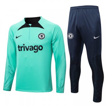Chelsea 2022-23 Green Soccer Training Suit Men's