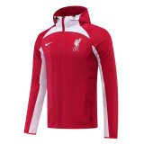 #Hoodie Liverpool 2022-23 Red All Weather Windrunner Soccer Jacket Men's