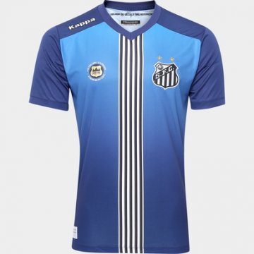 Santos Away Blue Football Jersey Shirts 2016-17