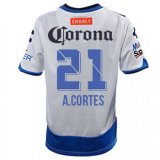 2016-17 Puebla Home Football Jersey Shirts Cortes #21