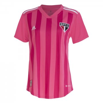 #Camisa Outubro Rosa Sao Paulo FC 2022-2023 Pink Soccer Jerseys Women's