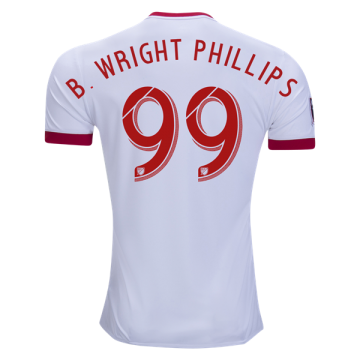 2017-18 New York Red bulls Home White Football Jersey Shirts Bradley Wright-Phillips #99