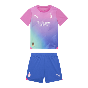 AC Milan 2023-24 Third Away Soccer Jerseys + Short Kid's