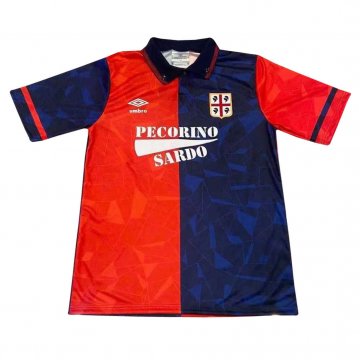 1991/92 Cagliari Calcio Retro Home Men's Football Jersey Shirts [2020127287]