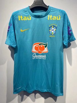 Brazil 2022 Sky Blue Soccer Training Jerseys Men's