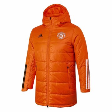 2020-21 Manchester United Orange Men's Football Winter Jacket