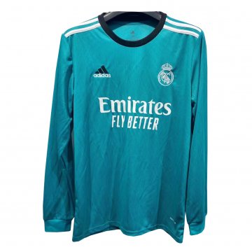 Real Madrid 2021-22 Third Long Sleeve Men's Soccer Jerseys